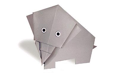 大象折纸图解