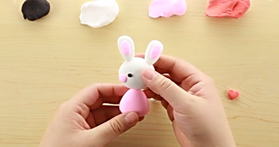 小兔子粘土