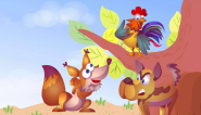 狗 公鸡和狐狸故事视频