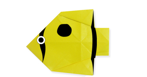 小鱼折纸