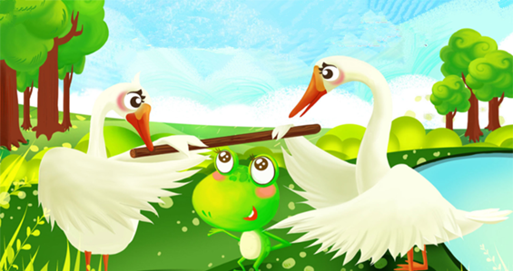 青蛙飞天故事视频