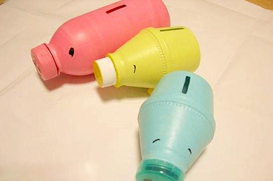 变废为宝塑料瓶存钱罐