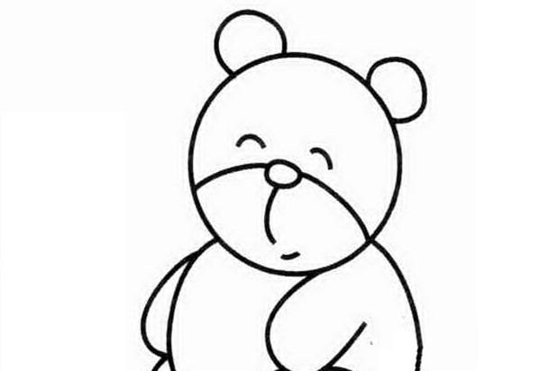 熊的简笔画步骤