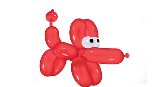 制作小狗气球