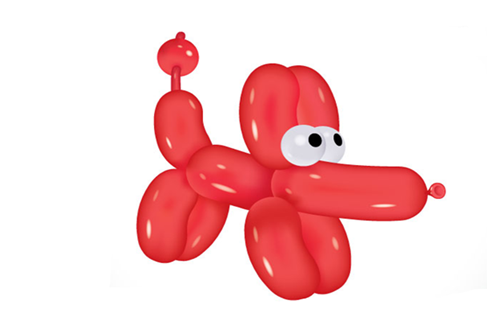 制作小狗气球