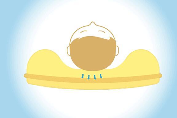 宝宝定型枕的使用方法