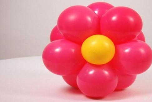 制作花朵气球