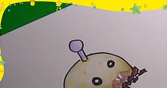 植物大战僵尸地雷简笔画