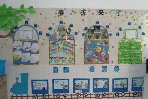 幼儿园春季主题墙布置图片大全