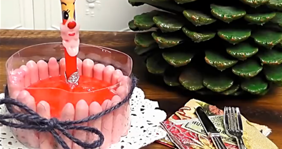 制作迷你圣诞蛋糕