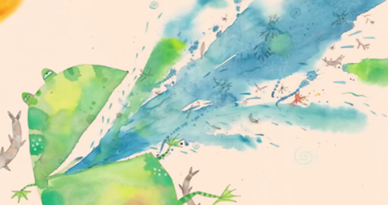 青蛙只能吸一口绘本