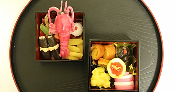 制作迷你龙虾便当