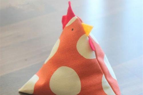 手工立体布艺小鸡制作方法