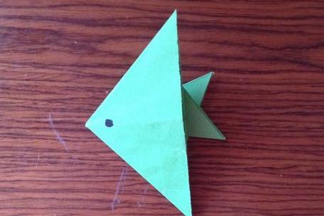 手工折纸鱼的折法图解