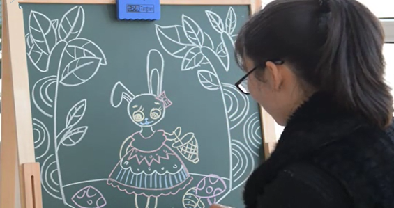 听故事学画画《小白兔采蘑菇》