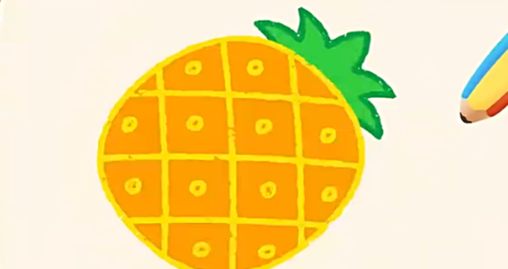菠萝简笔画