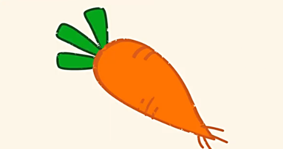 胡萝卜简笔画