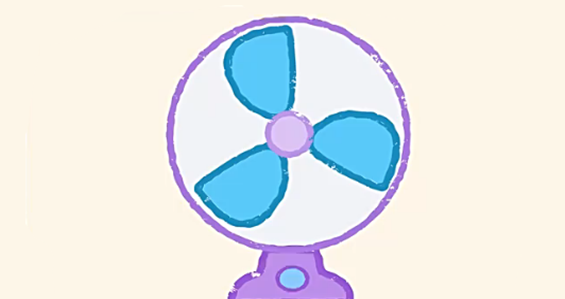 电风扇简笔画