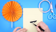 雪糕棒纸扇子