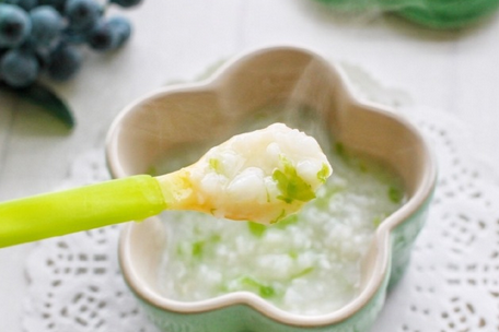 宝宝食谱大全：鳕鱼山药生菜粥
