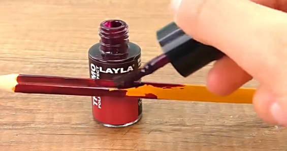 DIY超级酷炫的变色铅笔