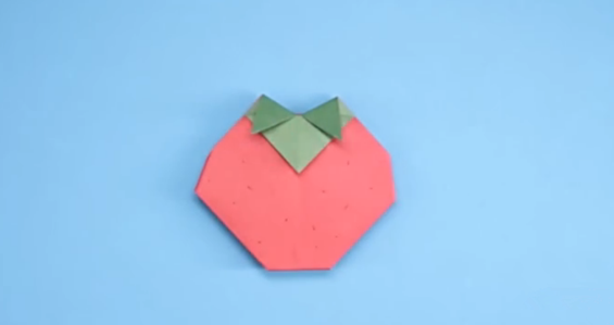 草莓折纸