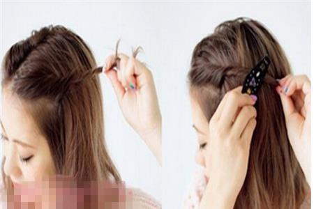 如何扎短发既快又好看  这么扎甜美又可爱