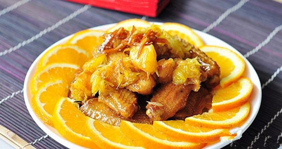 橙香秘制鸡翅 一秒开胃