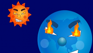 太阳和地球比美的故事