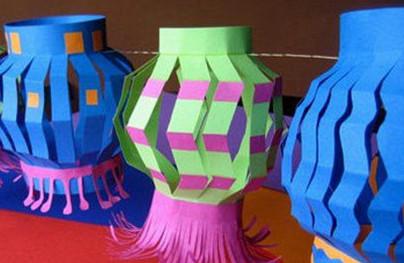 彩纸灯笼的手工制作方法 彩纸灯笼制作方法图解