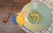 翡翠虾米球，让宝宝自主进食