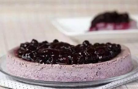蓝莓芝士蛋糕的做法 超级无敌简单不用裱花还很好吃