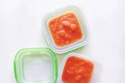 宝宝八个月辅食 番茄泥米糊的做法