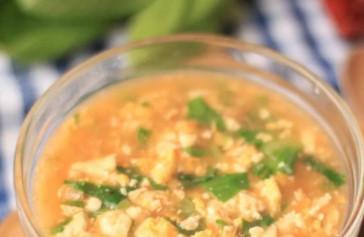宝宝食谱——番茄鸡蛋豆腐羹