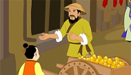 经典故事《赵柔卖梨》