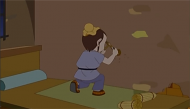 经典故事《凿壁偷光》