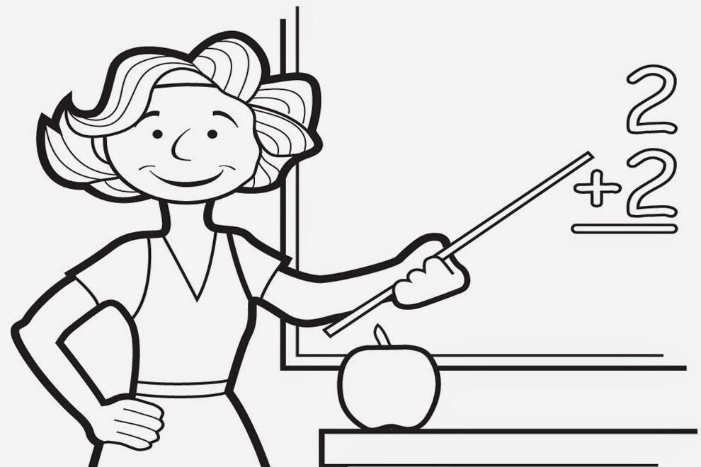 教师节简笔画图片大全