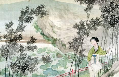 古诗佳人杜甫带拼音版