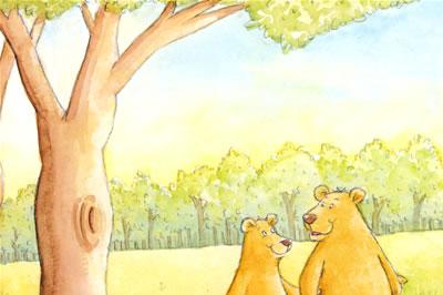 三只小熊和蜂蜜的故事