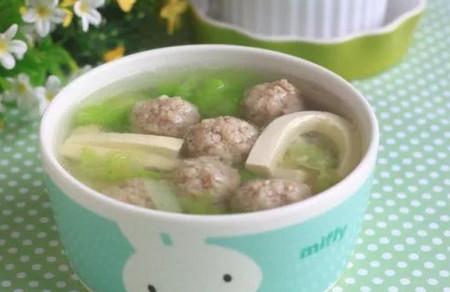肉圆白菜豆腐羹的做法，最简单的补蛋白方法
