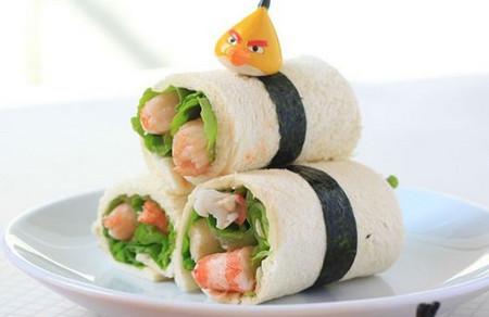 虾仁蔬菜土司卷的做法，肉质松软易消化