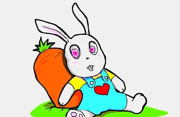 小白兔来采野菊花的故事