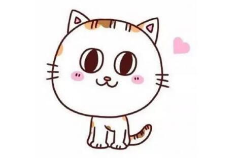可爱小猫简笔画步骤