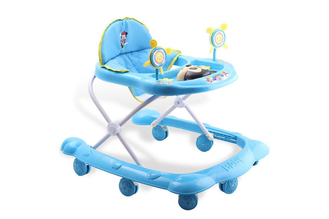 婴儿学步车怎么调高低 学步车调高低示意图