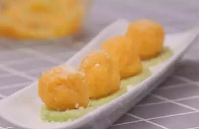 一份美味可口的红薯球，让宝宝健康的吃零食！