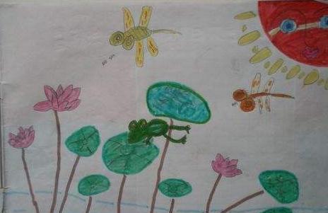 以蜻蜓为主题的儿童画图片大全