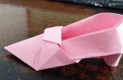 简单折纸高跟鞋的折法图解 折纸高跟鞋简单又漂亮