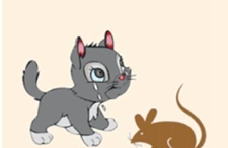大胆鼠和胆小猫的故事