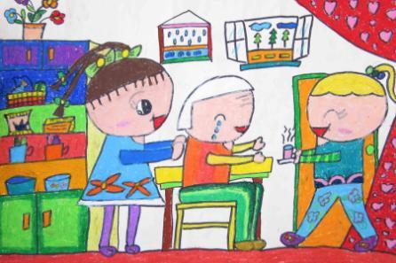 幼儿园父亲节画画图片大全