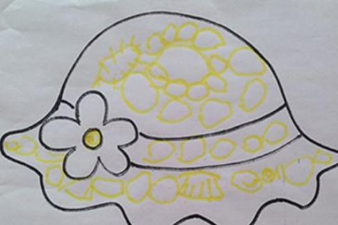 太阳帽简笔画图片大全